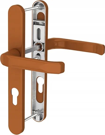 Ajtókilincs Saturn 36 Ral 8003 barna ovális L92 solid