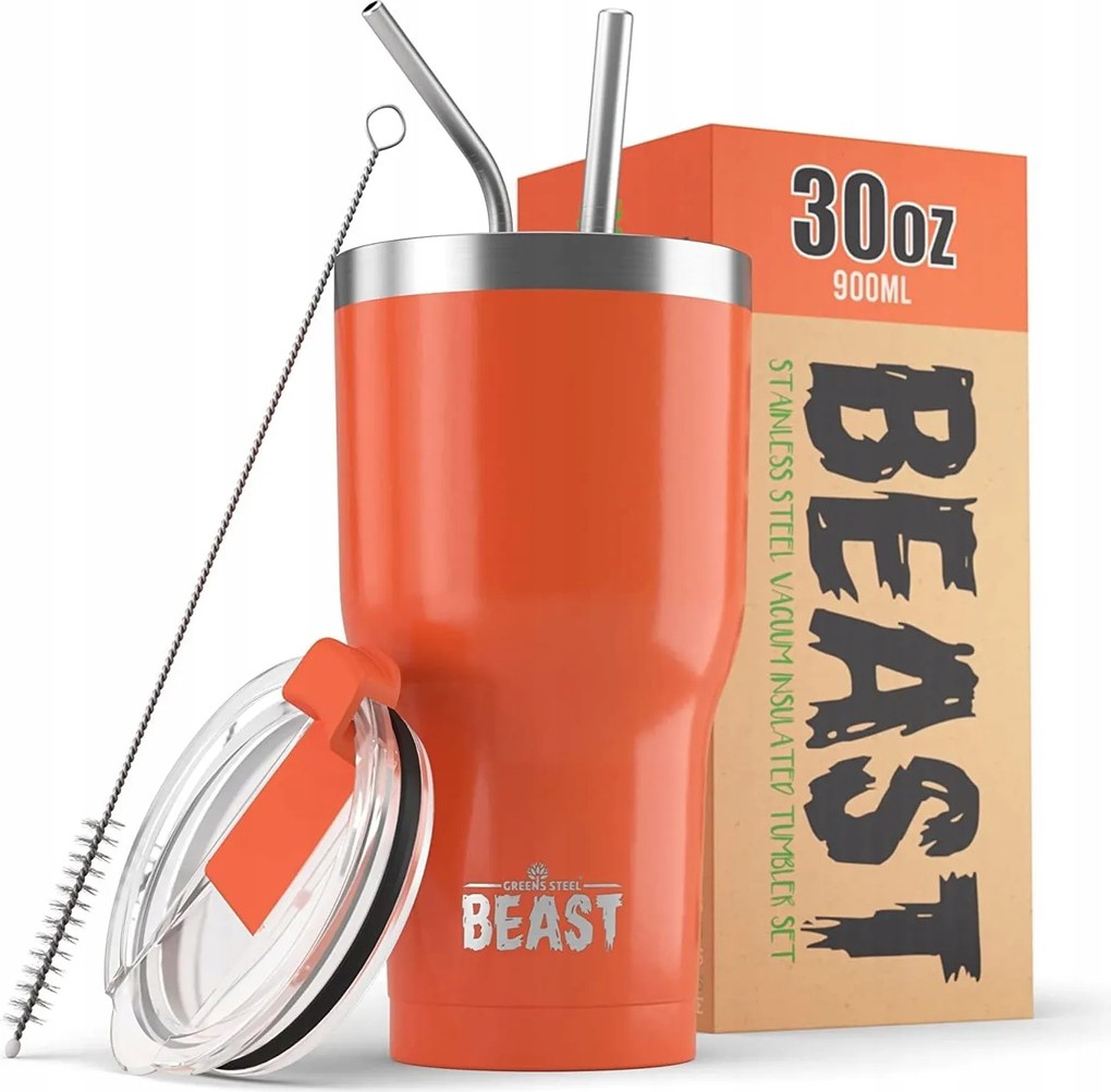 Thermo bögre Beast 900 ml narancssárga