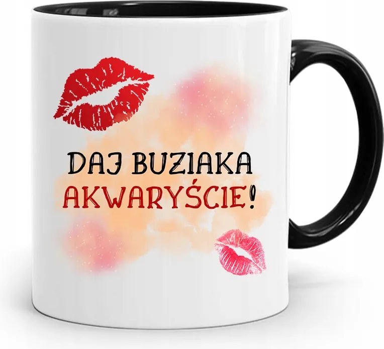 Akvarista Bögre Fekete Születésnapi Ajándék fényképes nyomtatással