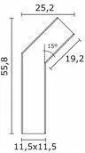NOVOLUX 492A-L0205B-90 CLINA Modern Kültéri Állólámpa Fehér, Barna, Rozsdás LED IP55
