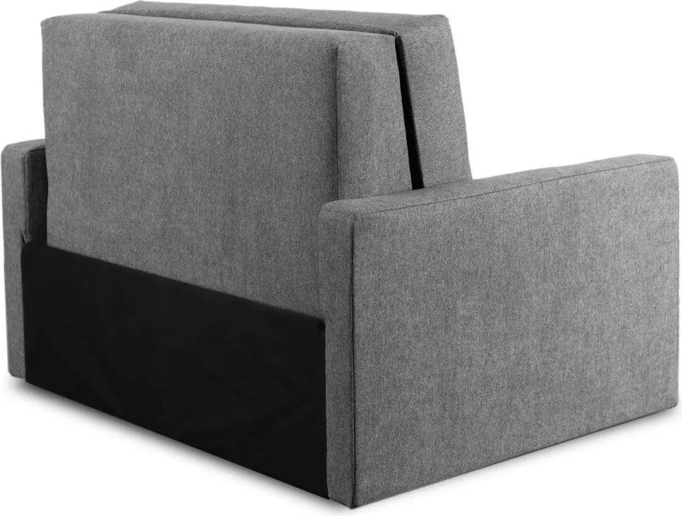 2 db-os szett, kétszemélyes ágyazható fotel szürke színben MILAN 2