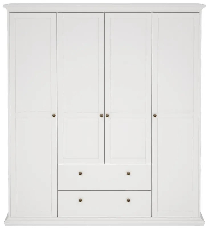 Provence III szekrény, fehér