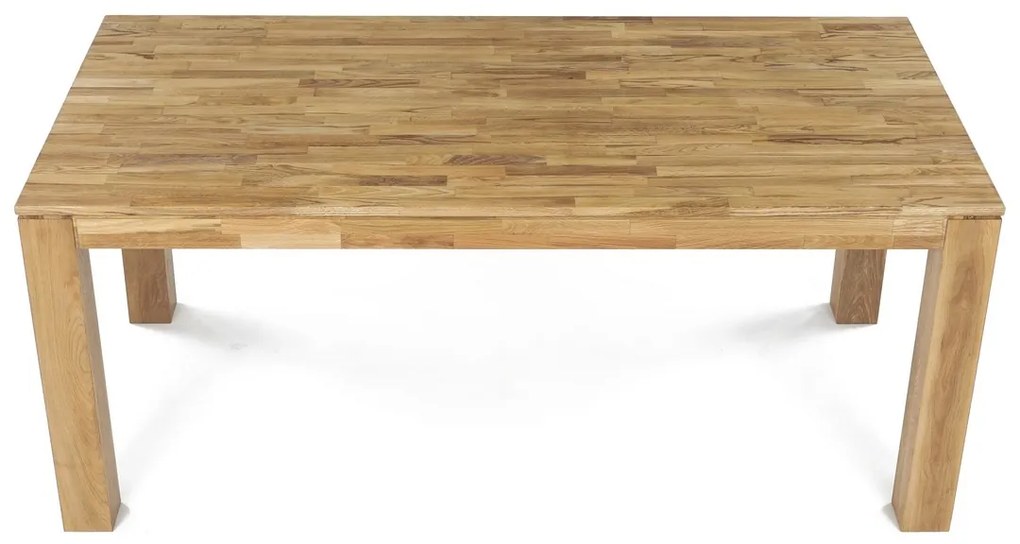 Étkezőasztal 180 x 90 cm, tölgyfa, XXL