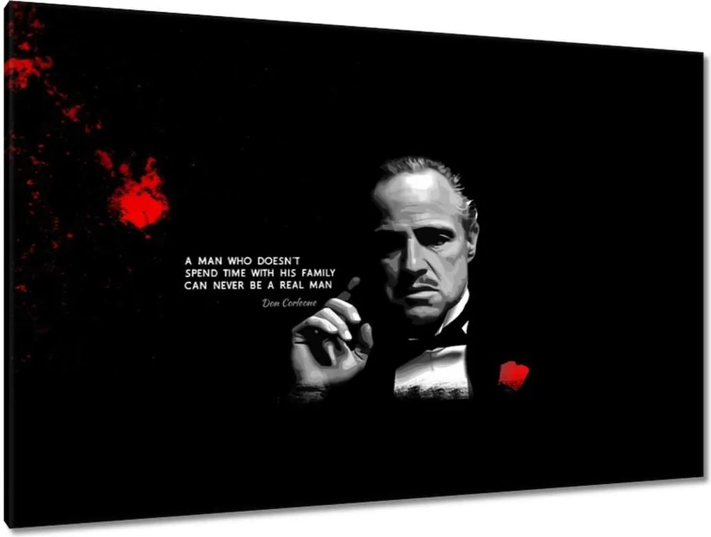 Festmények 120x80 A keresztapa Idézet