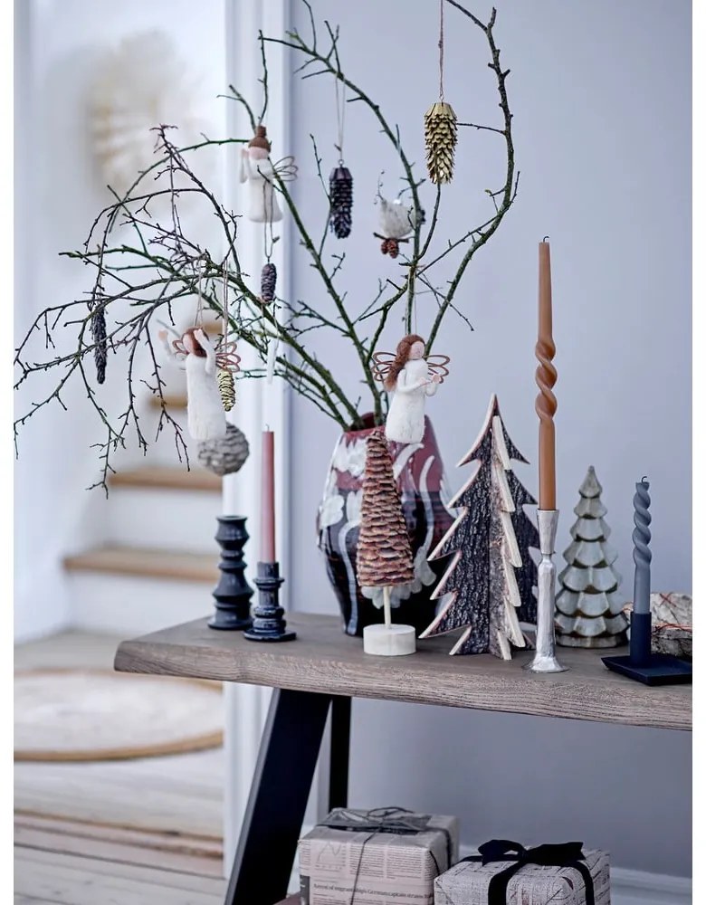 Gyapjú karácsonyfadísz készlet 3 db-os, 13 cm Pavla – Bloomingville
