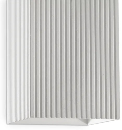 FARO 40565 - Fali lámpa SOLE 2xGU10/8W/230V fehér csipkézett szögletes