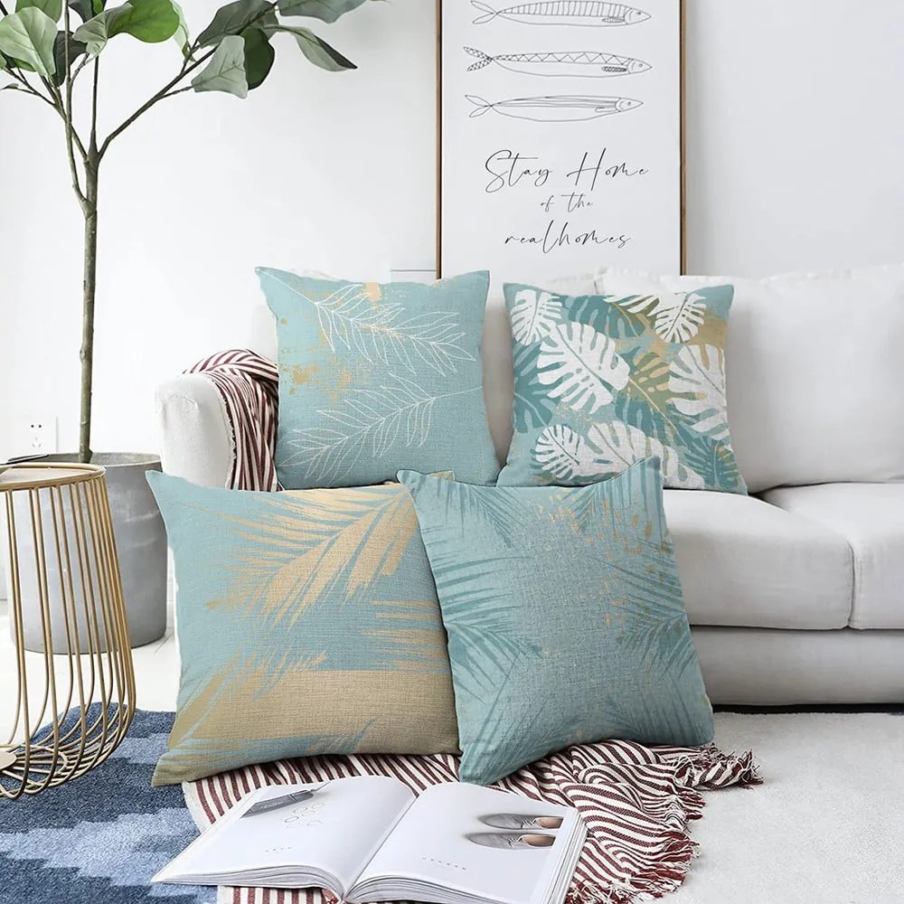 Lagoon 4 db-os párnahuzat szett, 55 x 55 cm - Minimalist Cushion Covers