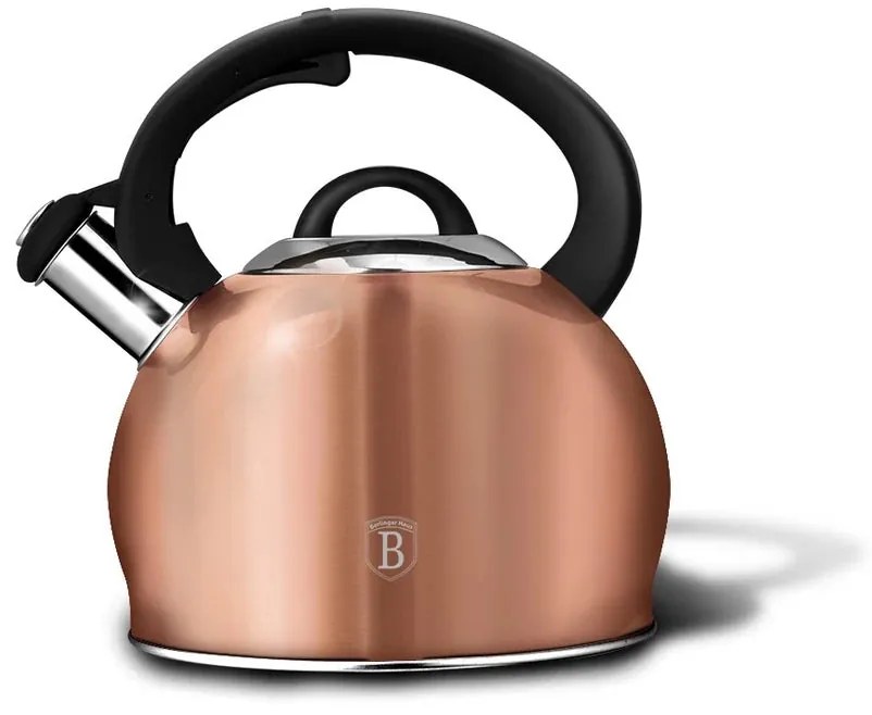 Rozsdamentes acél indukciós rose gold teáskanna / vízforraló 3 literes Metallic Line Rose Gold Edition