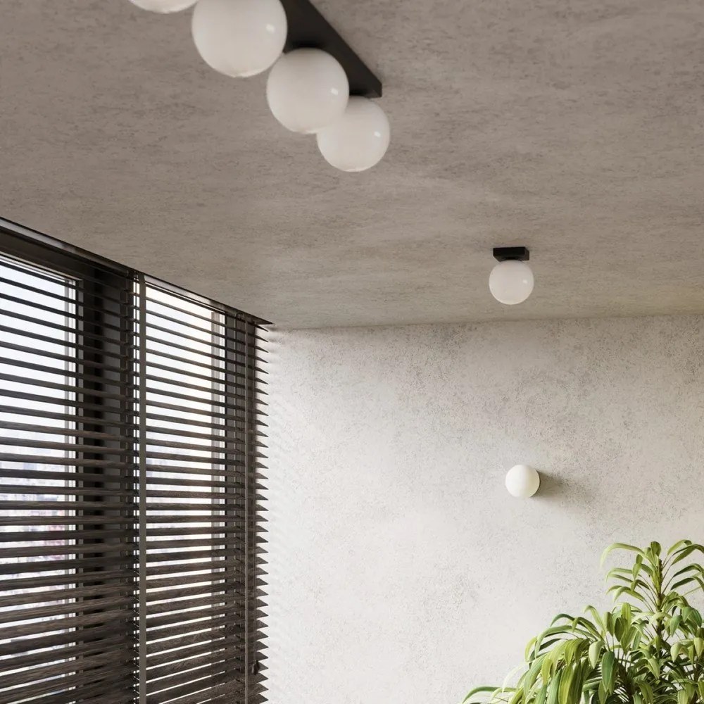 Fekete-fehér fali lámpa Blaze – Sollux