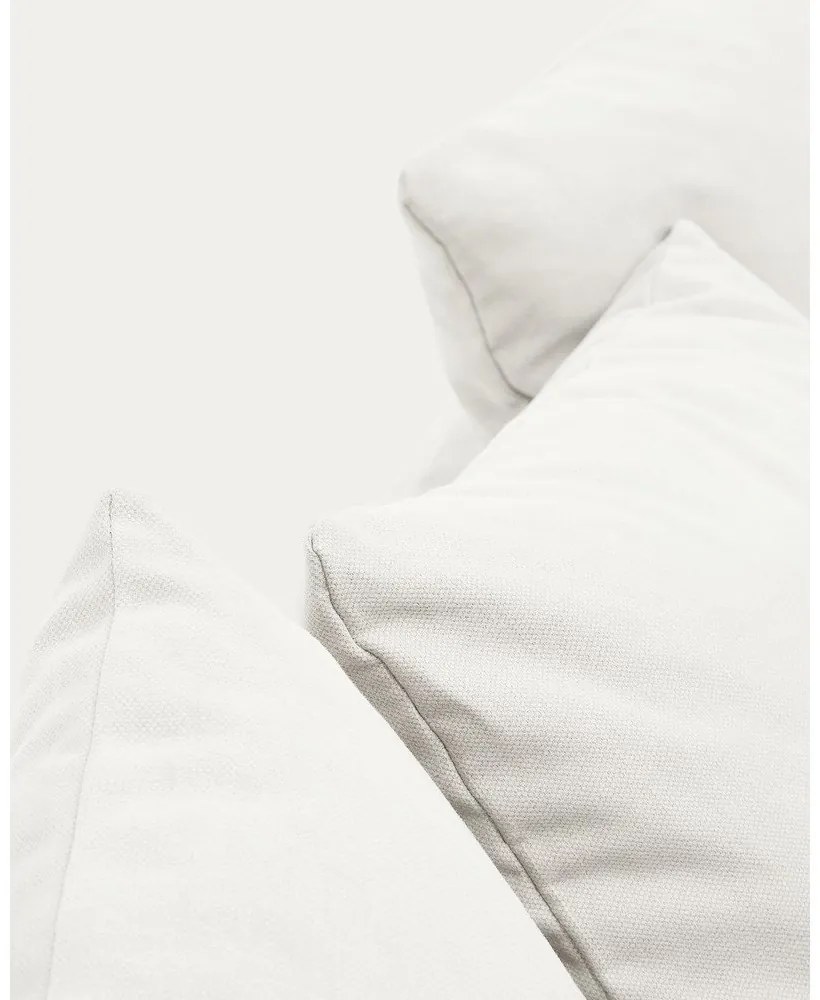 Fehér len kanapé 240 cm Nora – Kave Home