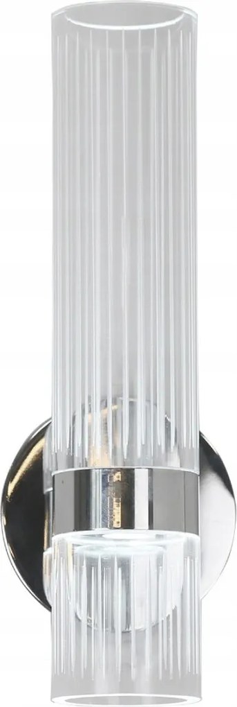 Ambiente króm fali lámpa a szálloda hálószobájába az ágy fölé Led henger Cct