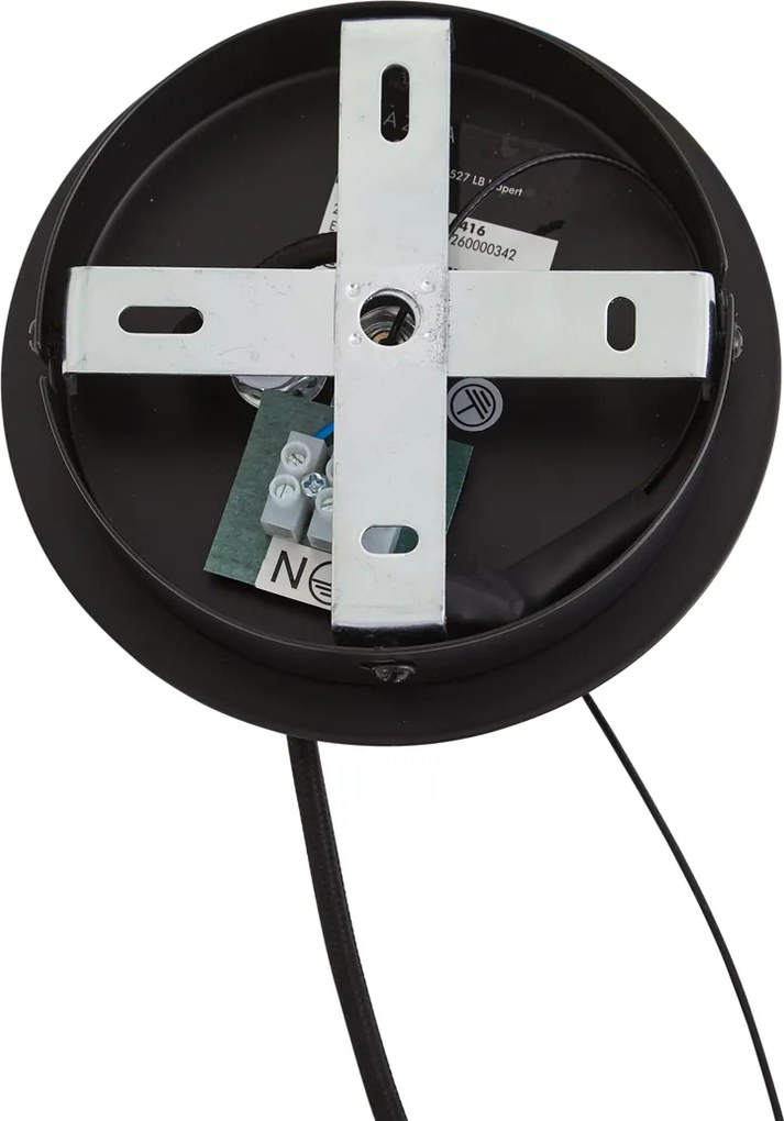 Art Deco Pendant Lamp Black with Smoke Glass Oval 14-Light - Mochan