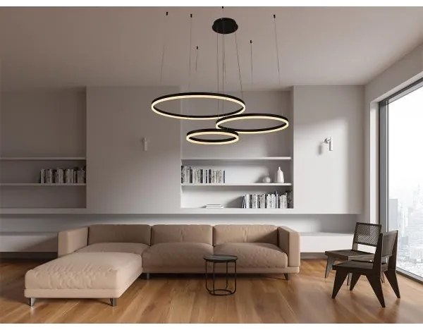 LED Dimmelhető csillár zsinóron LED/125W/230V 3000-6500K + távirányítás