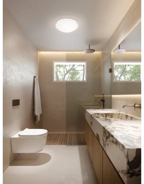 Eglo 97531 - Érzékelős fürdőszobai lámpa BARI-M 1xE27/20W/230V