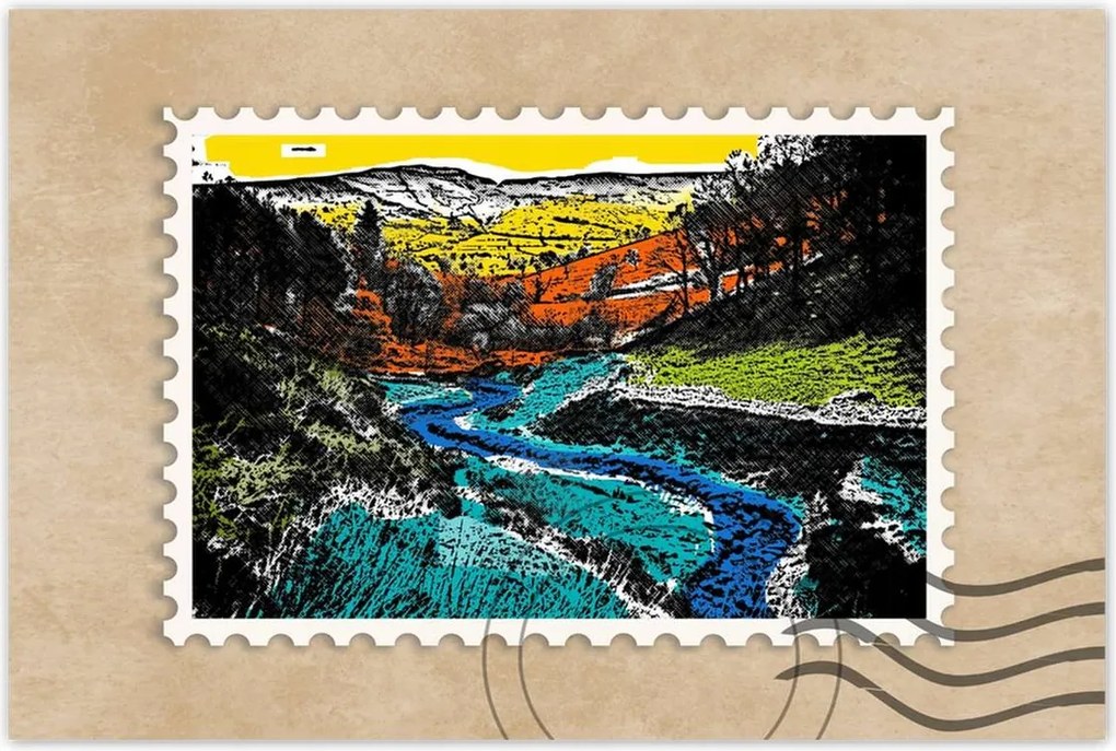 Poszterek 120x80 Hegyi táj Tájkép