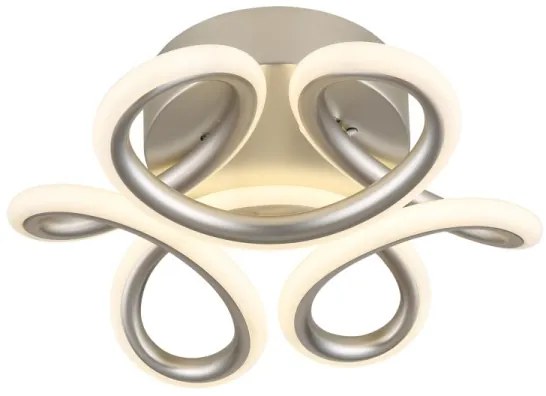 Globo 67386-24S - LED mennyezeti lámpa MELISAND 24W/230V, 26 cm matt króm