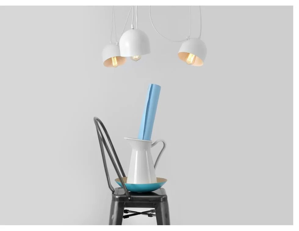 Popo fehér négyágú függőlámpa - CustomForm