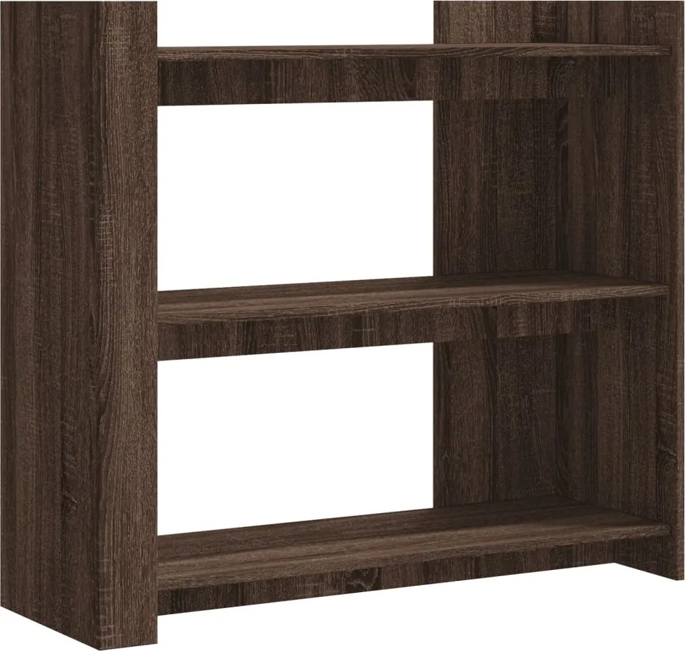 vidaXL barna tölgyszínű szerelt fa tálalóasztal 100x35x90 cm
