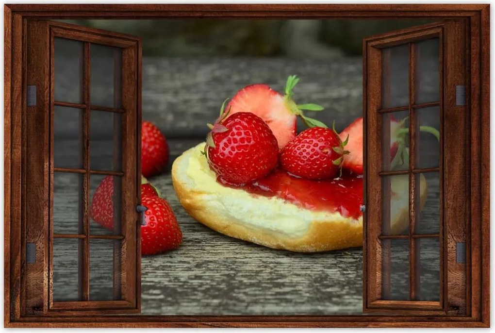 Poszterek 90x60 Szendvics eperrel