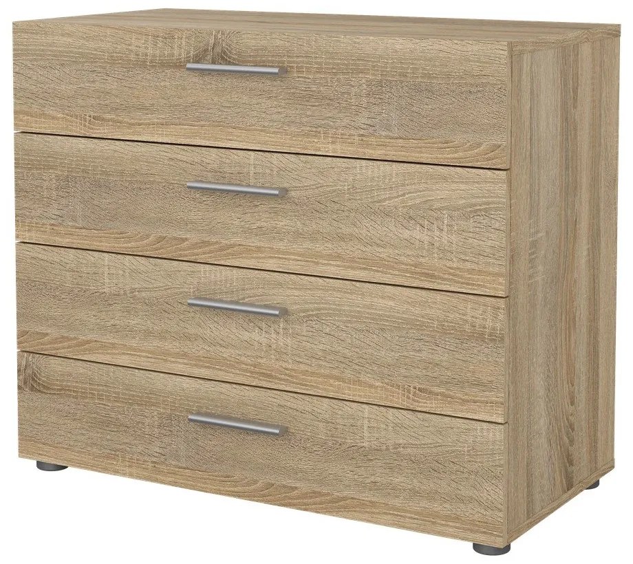 Pepe komód tölgyfa dekorral, 80 x 68 cm - Tvilum