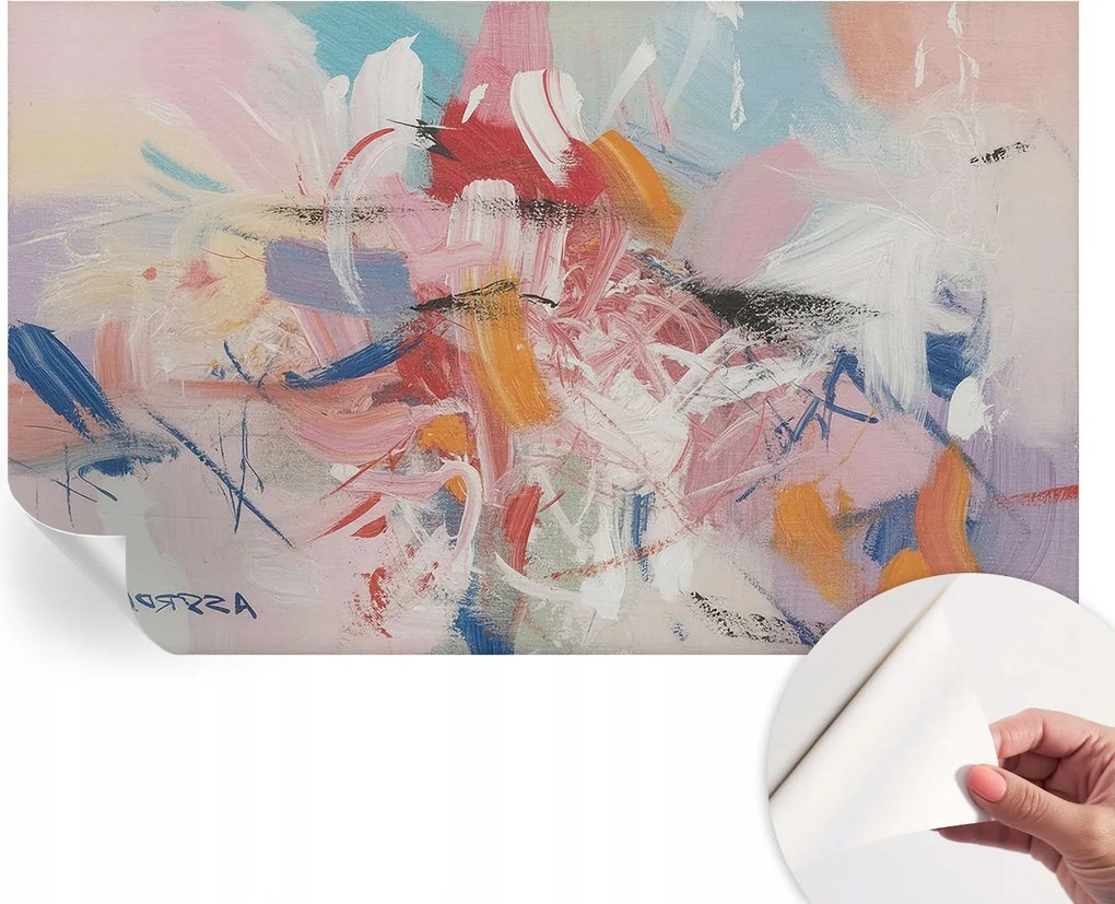 Öntapadós fotótapéta Egyszerű összeszerelés Harmonikus absztrakt 416x254 cm