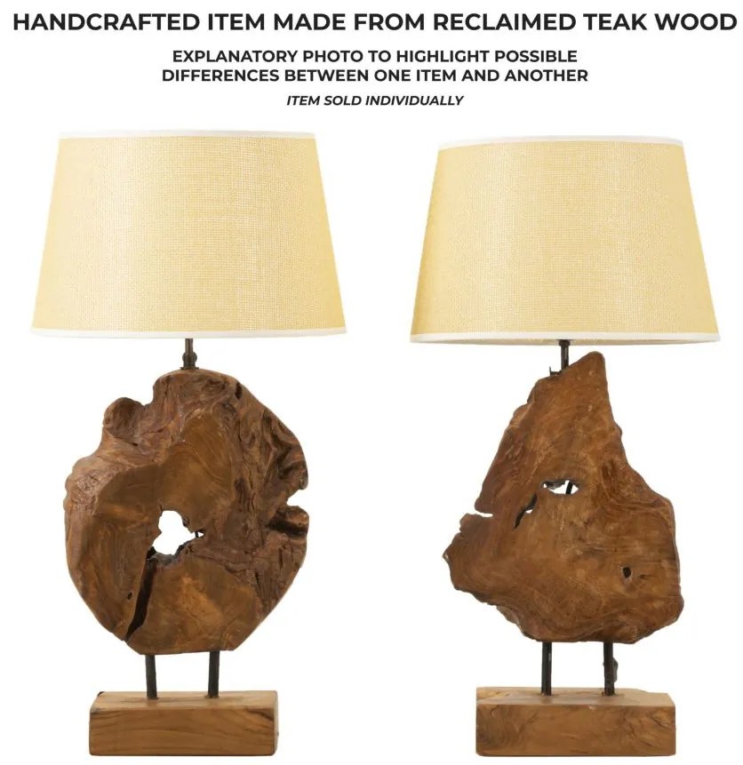 Lampada teak da tavolo kepala ø 35x69cm