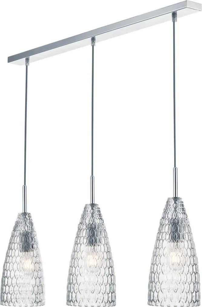 Dar Lighting ZUKA ZUK0308 Függőlámpa 3x40W/E14