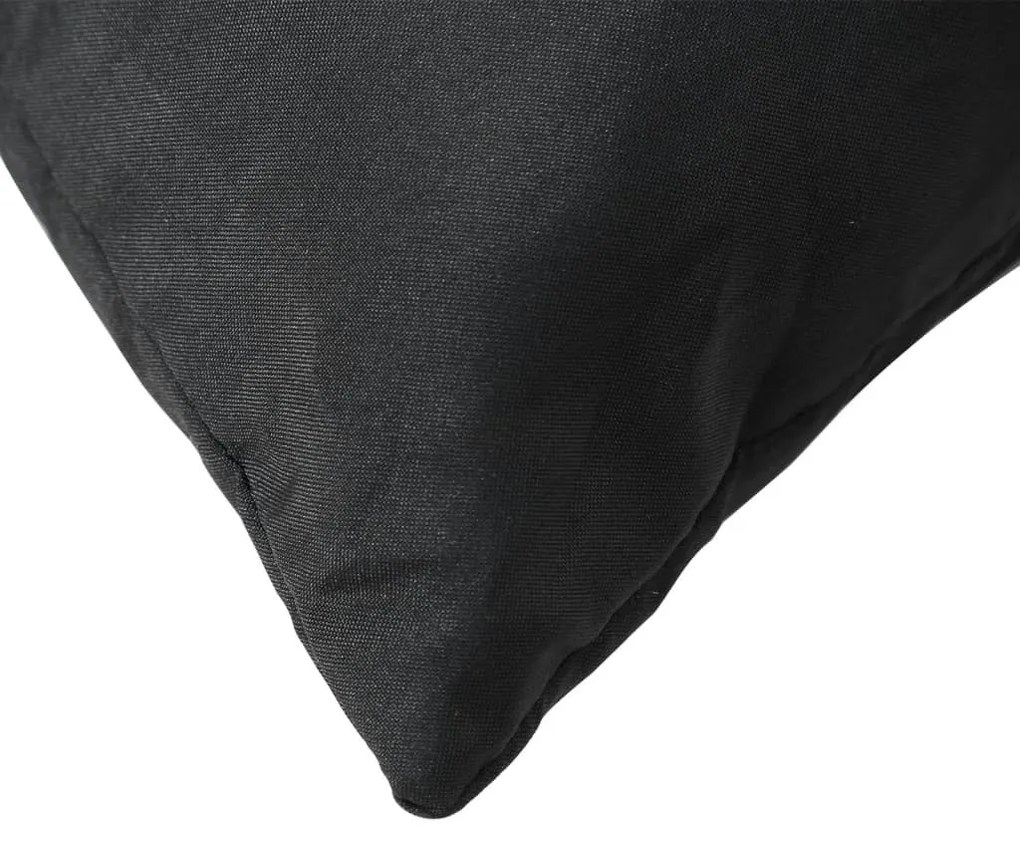 3 db fekete szövet raklappárna