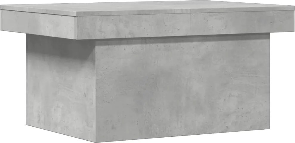vidaXL betonszürke szerelt fa dohányzóasztal 80 x 55 x 40 cm
