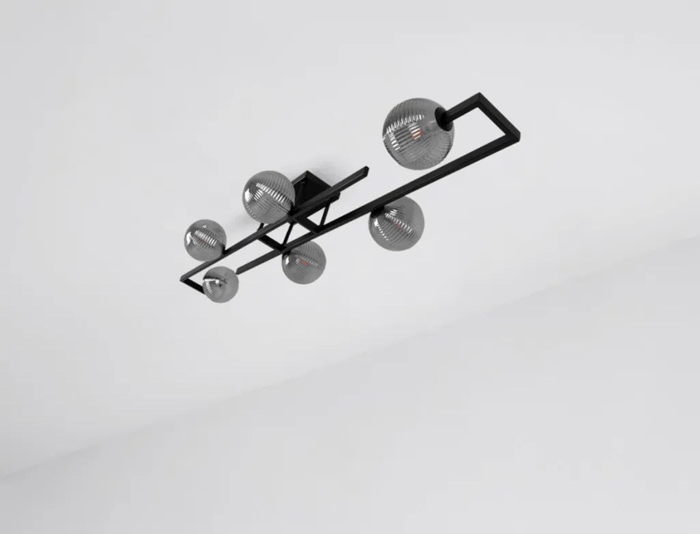 KAJA K-5772 TORES Loft Mennyezeti Lámpa Szürke G9 IP20