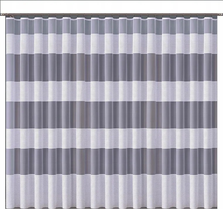 Mg Függöny jacquard 619/90 Fehér 300X250 szalaggal