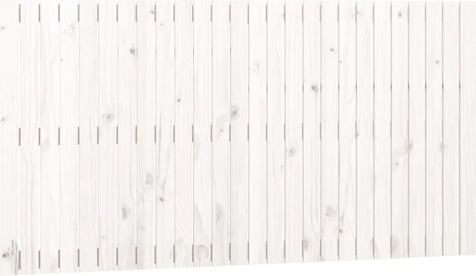 vidaXL fehér tömör fenyőfa fali fejtámla 166x3x90 cm