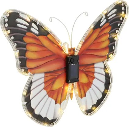 Globo 36542 Solar lámpa, műanyag több színű/matt fekete/átlátszó, ki/be kapcsoló, AAA 200mAh 1.2V elemmel, IP44, SzxM: 350x245mm, Mélység: 25mm, tartozék: 26x 0.06W 3V LED, 3000K