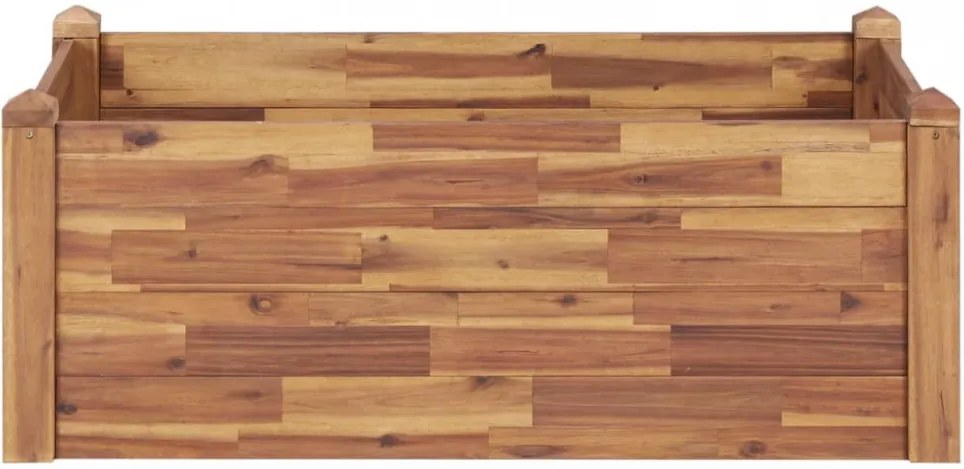 tömör akácfa kerti magaságyás 110 x 60 x 44 cm