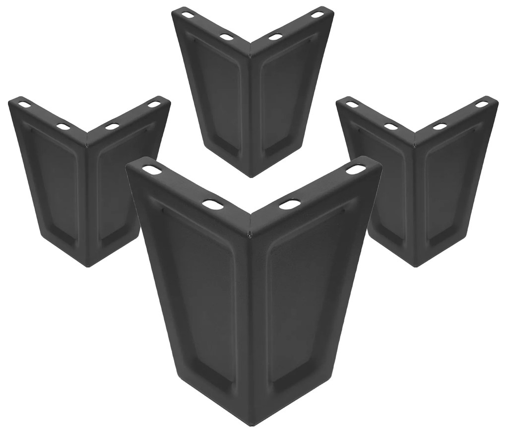 Antracit színű bútorlábak 4 db-os készlete