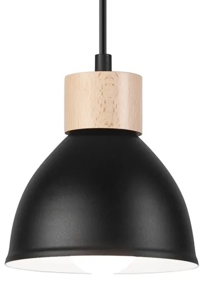 Csillár zsinóron NICO 3xE27/60W/230V fekete