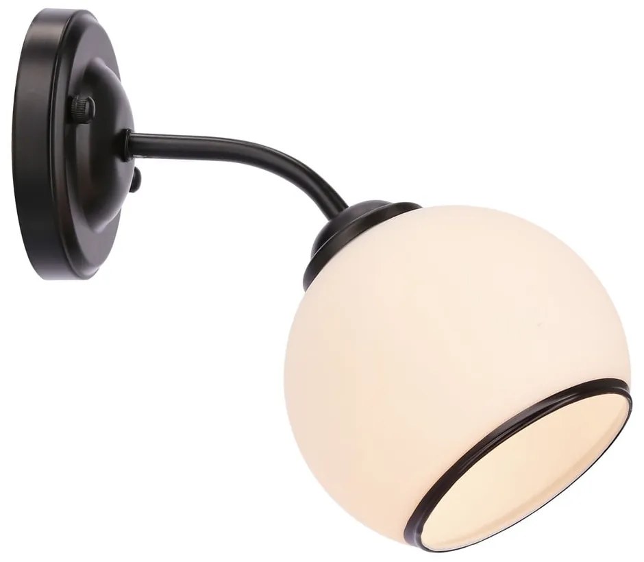 Fekete-fehér fali lámpa Marinen – Candellux Lighting