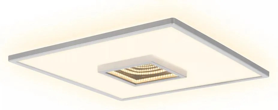 Briloner 3848014 - LED mennyezeti lámpa TORO LED/18W/230V 42x42 cm matt króm