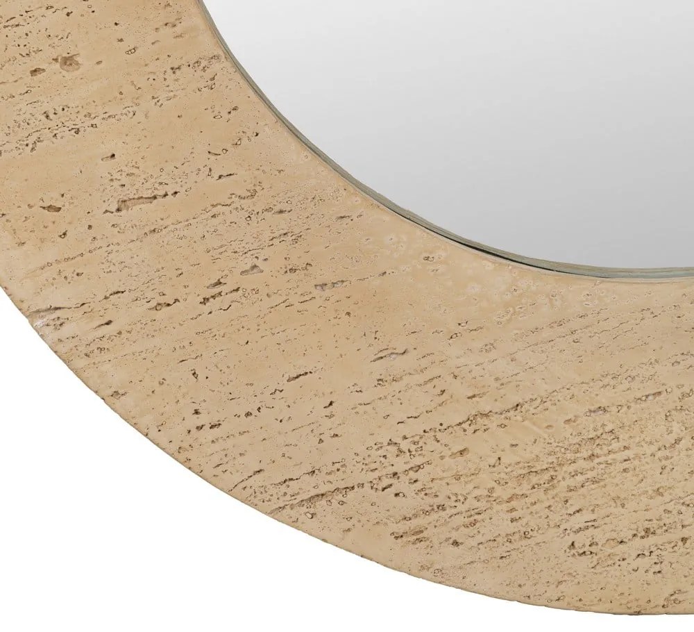 Fali tükör kő kerettel 80x80 cm Piedra – Ixia