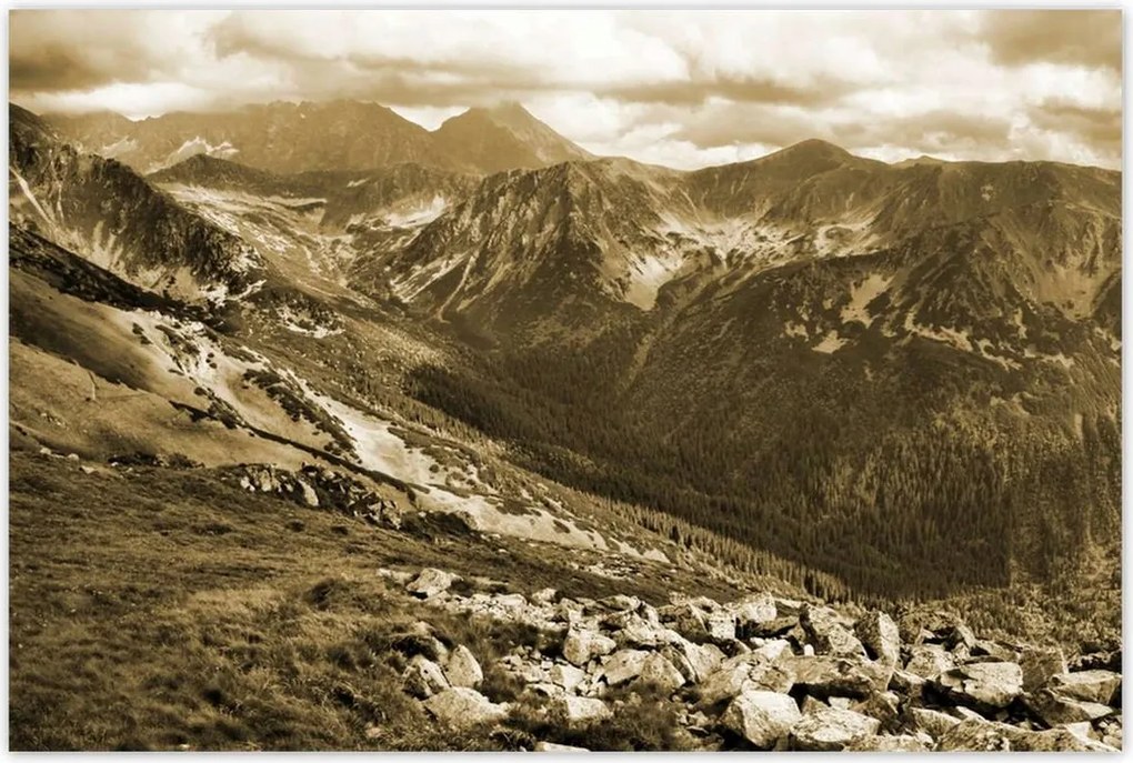 Poszterek 120x80 Tátra Lengyel hegyek Kilátás