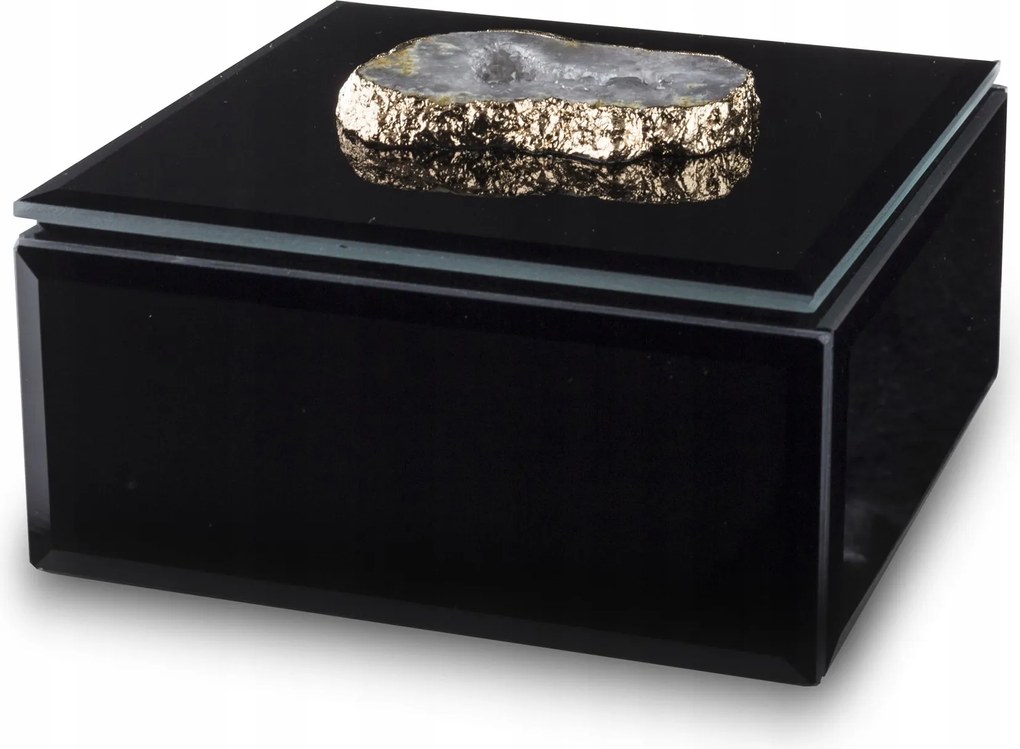 Tükrös Fekete Ékszerdoboz Glamour