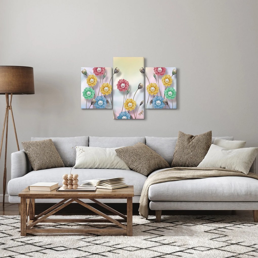 Kép - Színes rét (90x60 cm)