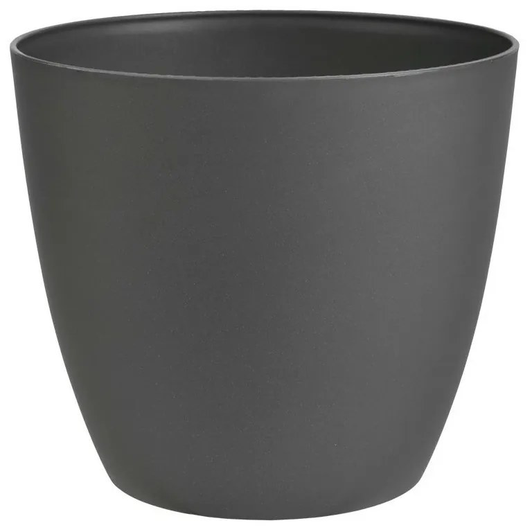 Gardenico Ella matt antracit virágtartó, átmérő 25 cm, 25 cm átmérőjű