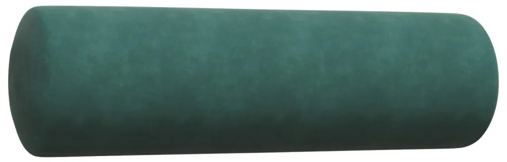 4 részes sötétzöld bársony ülőgarnitúra párnákkal