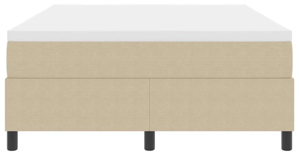 Boxspring ágy matraccal Világos zöld szürke 160x200 cm Kordbársony