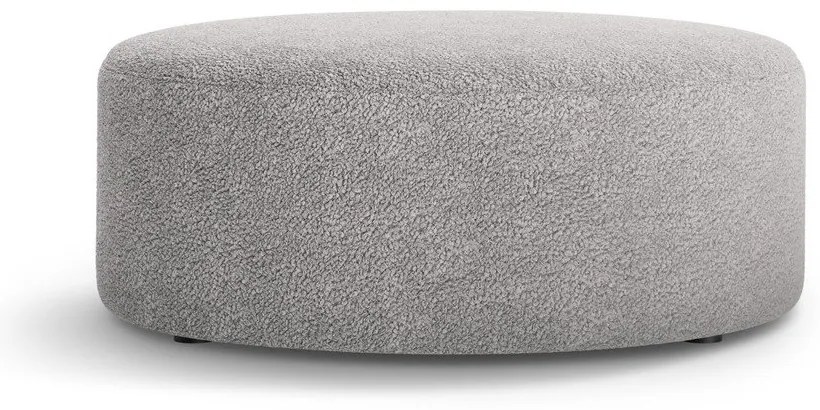 Világosszürke buklé puff Dia – Micadoni