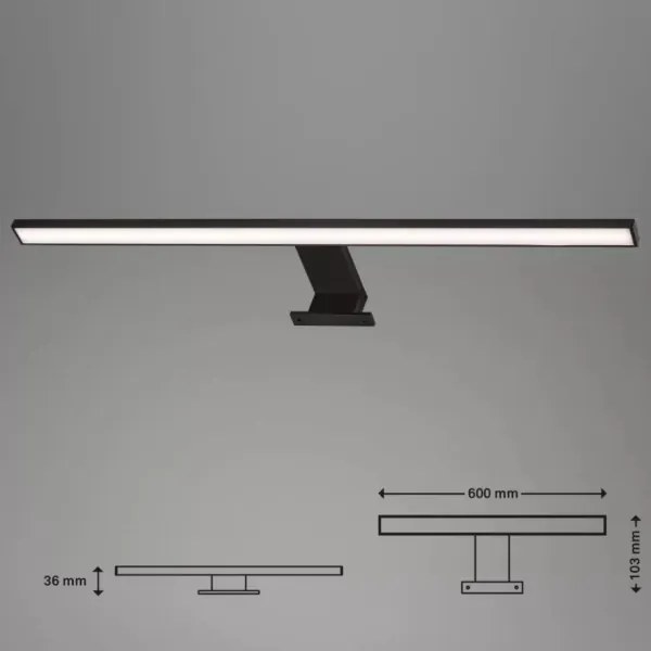 Briloner 2104-115 - DUN LED fürdőszobai tükörvilágítás 8W, 60 cm, IP44