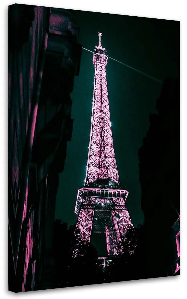 Gario Vászonkép Eiffel-torony - Gab Fernando Méret: 60 x 90 cm
