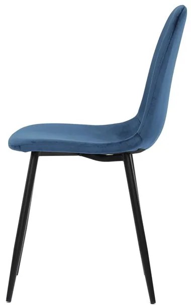 Kék Bársony Étkezőszék. CT-971 BLUE4