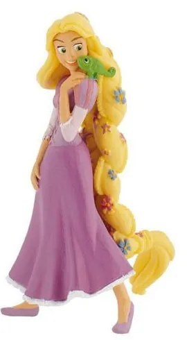 Disney figura, tortadísz, műanyag, Aranyhaj, 11,8 cm